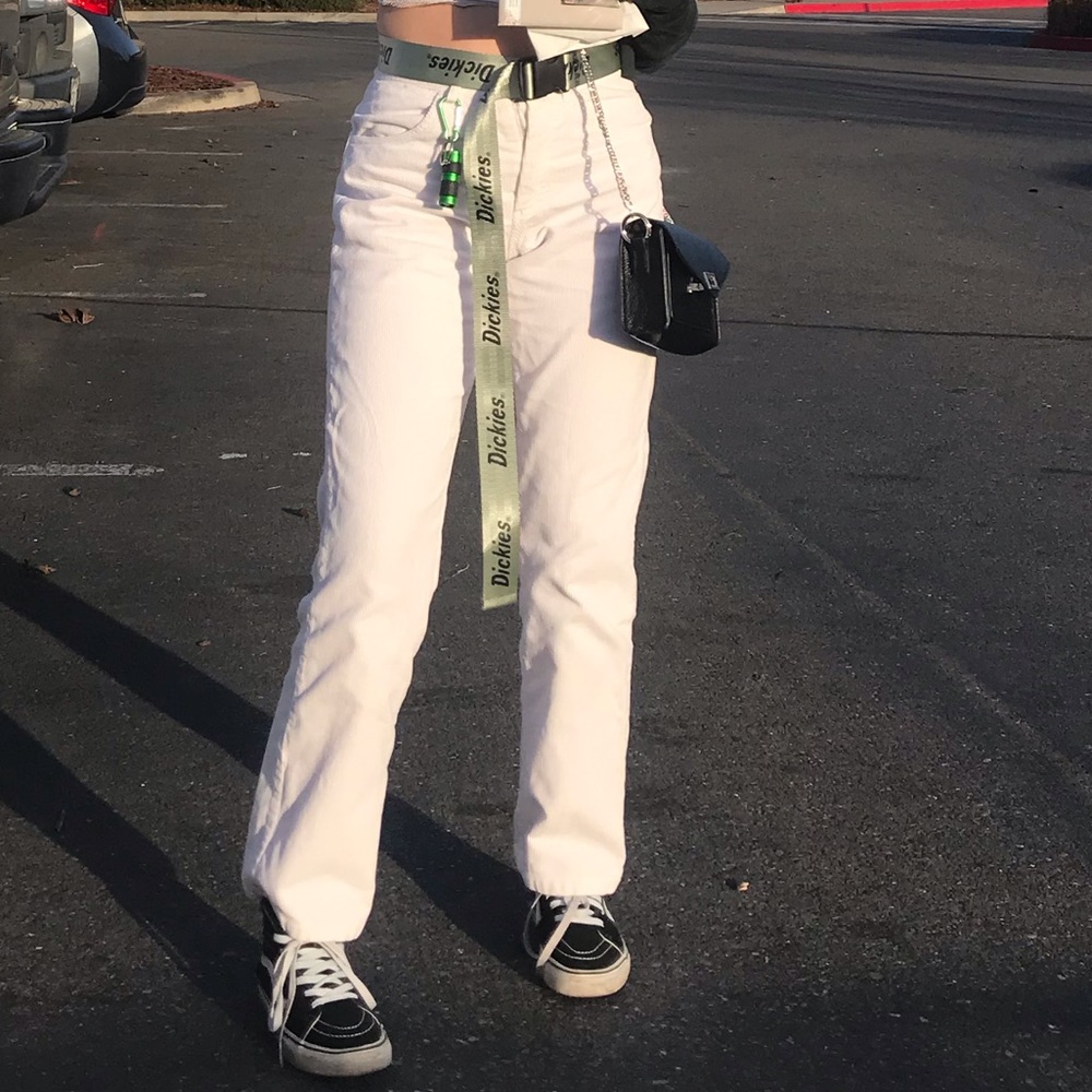 Corduroy High Waisted Jeans